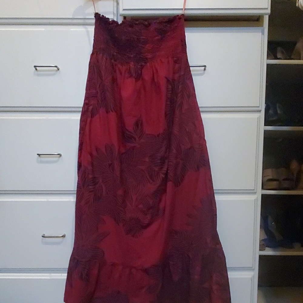 Aeropostale fuschia maxi dress